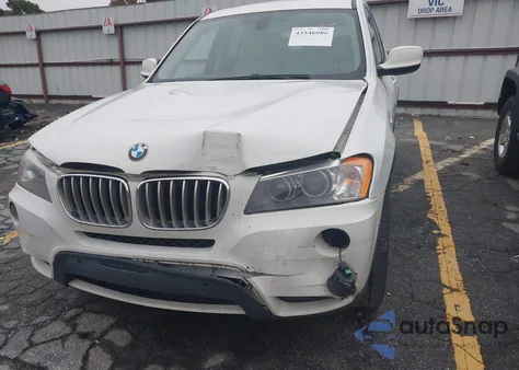 2013 BMW X3 xDrive35I из США, поврежденный, VIN 5UXWX7C58DL980036